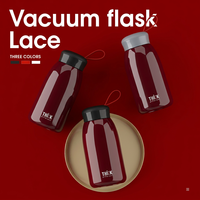 Fiole à vide en acier inoxydable à double paroi 360ml 6-12H Isolation thermique Eco-Friendly Portable Outdoor Camping Thermos Leakproof
