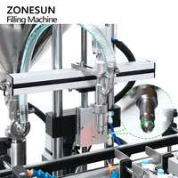 ZONESUN ZS-YT1T-1PX automatique Servo moteur visqueux liquide confiture pot cosmétiques corps crème bouteille pâte Piston pompe Machine de remplissage