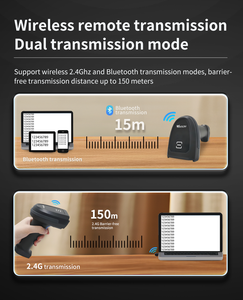 Escáner <span class=keywords><strong>de</strong></span> Códigos <span class=keywords><strong>de</strong></span> Barras 1D 2D Inalámbrico 2.4G, Lector <span class=keywords><strong>de</strong></span> Códigos <span class=keywords><strong>QR</strong></span> USB para Inventario y Terminales POS - Product Image 5
