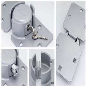 Candado de grillete oculto de 73mm de alta calidad, superventas MK618, candado con llave impermeable, candado de disco de Hockey de acero endurecido - Product Image 4