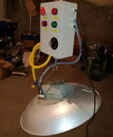 Chauffage au gaz automatique au design innovant, en plastique PP, pour élevages avicoles, nouvelle solution de chauffage pour poulaillers, garantie 1,5 an