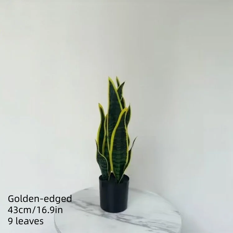 Bordo dorato 43 cm/9 foglie