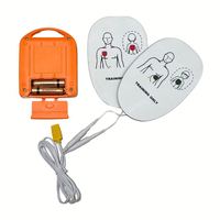 Appareil de formation AED miniature portable KyrenMed avec électrodes d'entraînement, défibrillateur externe automatique AED