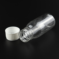 Bouteille vide en plastique de 2oz 60cc de réactif chimique de laboratoire pour le stockage de liquides/solides