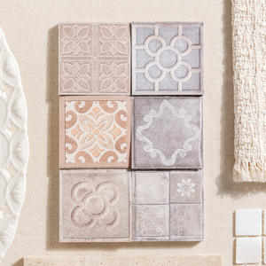 Bloc de Notas Adhesivas, 50 Unidades por Paquete, Serie Barcelona, Diseño de Azulejos Falsos, Material Básico, Planificador, Notas Adhesivas Decorativas - Product Image 2