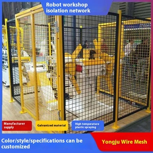 Red de aislamiento de acero para Taller, almacén, carretera, río, Robot, valla para fábrica para entornos urbanos y rurales, valla de malla - Product Image 5
