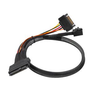 PCIe Gen3 x16 4 NVMe U.2 SFF-8643 Mini SAS HD (SFF-8643) dört Port adaptörü kart desteği Win10 - Product Image 3