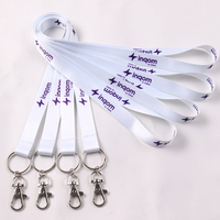 Individuelles Sublimations-Polyester-Lanyard mit festem Kunststoff-Ausweishalter, ID-Kartenhalter und abnehmbarer Schnalle für Event-Mitarbeiter