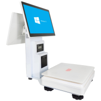Mesin Timbangan POS Layar Sentuh RUINAI AI 16-Inci, Mendukung Android/Windows, Wi-Fi 6, Dilengkapi Printer Thermal 58mm