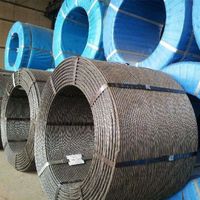 Fil d'acier à haute teneur en carbone et à faible teneur en carbone, fil d'acier pour béton précontraint, fil d'acier à 1*2, 1*3, 1*7, 1*19 brins