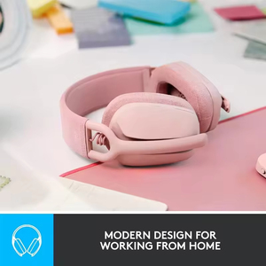 Casque sans fil Logitech Zone Vibe 100 certifié pour Teams Zoom, micro à réduction de bruit, léger, circum-auriculaire - Product Image 6