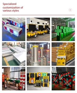 Luce di Segnalazione Stradale ad Alta Luminosità, Luce Solare Lampeggiante, Sicurezza Stradale 8 Luci, Luce di Avvertimento a Forma di Girasole - Product Image 6