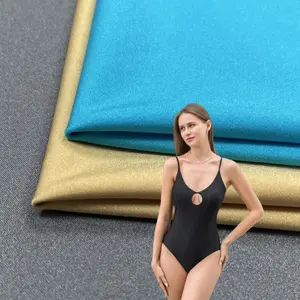 High Quality 4 Way Stretch Fabric Polyester Microfiber Fabric Waterproof Swimwear Fabric