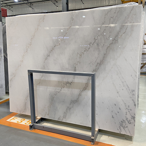 Tự nhiên Carrara Quảng Tây Bianco vương miện Trắng phiến đá cẩm thạch cho gạch lát sàn cầu thang Bồn Rửa Nhà Bếp vanities cửa nội thất - Product Image 2