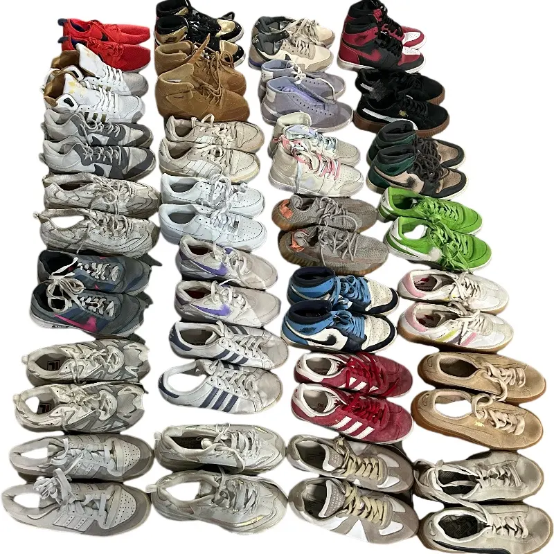 S06 zapatillas de deporte de marca para mujer usadas al por mayor fardos deportivos mixtos zapatos internacionales estilo de moda de alta calidad