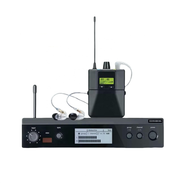 PSM300 Wireless Monitor Headphones Uhf Vocal Stage Performance Metal 2 Channels in Ear Monitor PSM300 Monitoring Systems