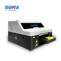 Impresora UV de cama plana de 330x600mm, inyección de tinta directa en la caja del teléfono, bolígrafos de vidrio, tablero de aluminio y Metal, máquina de escritorio de granito