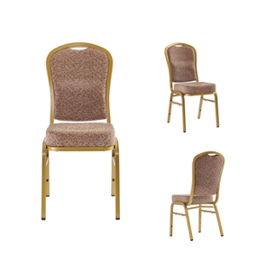 Chaise de salle à manger empilable en métal haut de gamme en vente directe du fabricant pour hôtels restaurants banquets en plein air chambre à coucher école - Product Image 1