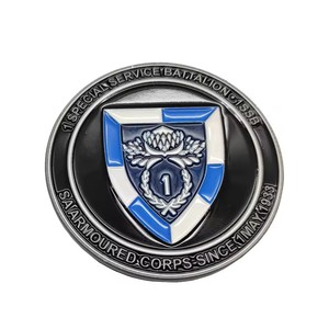عملة تذكارية معدنية عالية الجودة للقوات البحرية بلونين ذهبيين - Product Image 5