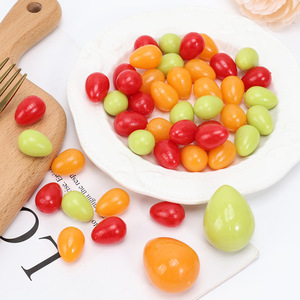 Tomates Cherry en Miniatura de PVC, Juguetes de Comida en Miniatura, Accesorios de Verduras para Supermercado en Miniatura, Juguetes de Tomate en Miniatura - Product Image 4