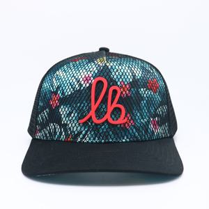Gorra Trucker Personalizada con Logotipo Bordado en 3D, Malla Trasera, Impresión por Transferencia de Sublimación en PVC y Goma para Uso en Exteriores - Algodón Poliéster - Product Image 1