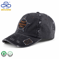 Hoge Kwaliteit Katoen Gewassen Sport Baseball Caps Custom Geborduurd Logo Heren Lopende Platte Gorras Hoed Gewassen