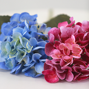 Fiori di Ortensia Artificiali in Lattice di Alta Qualità, 35cm, Effetto Realistico, per Decorazioni Natalizie, Hotel e Casa, Stile Hawaiano - Product Image 4