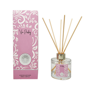 Diffuseur d'ambiance en verre écologique Arabian 100ml, parfum Poire Anglaise et Rotin, pour aromathérapie, longue durée - Product Image 5