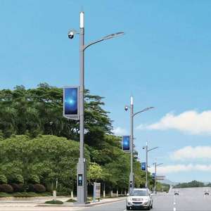 Poste de Alumbrado Público Inteligente de Doble Brazo 2026 de Alta Calidad con Cámara CCTV, Venta al por Mayor de Fábrica - Product Image 2