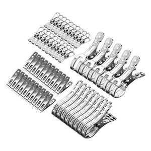 Stainless steel clothespins, stainless steel <b>clips</b>, windproof clothespins, quilt drying <b>clips</b>, small and large household <b>clips</b>. - Product Image 1