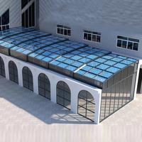 Véranda mobile extérieure en verre isolant pour balcon et terrasse en alliage d'aluminium