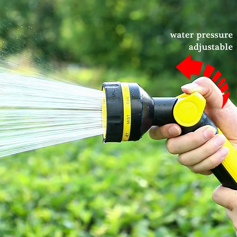 Verstelbare 10 Spray Patronen Tuin Water Pistool Hoge Druk Wasstraat Water Spuitpistool Watering Hose Nozzle Sprinkler Tuin-gereedschap