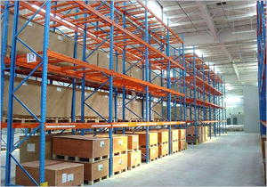4 couches en métal entrepôt de stockage en acier en métal à longue portée rayonnage, slective supports - Product Image 3