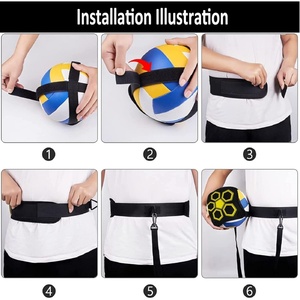 Attrezzatura per Allenamento di <span class=keywords><strong>Lancio</strong></span> a Mani Libere per Bambini, Cintura Regolabile con Corda Elastica per Allenamento Calcio - Product Image 4