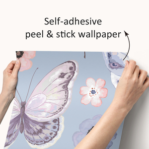 Fabbrica buccia di farfalla e bastone adesivi da parete in PVC impermeabile carta da parati autoadesiva per la protezione della parete decorazione domestica - Product Image 2