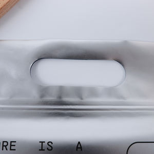 Tas kemasan kaus cetak kustom 4 warna kantung plastik kaus bahu wanita dengan pegangan - Product Image 5