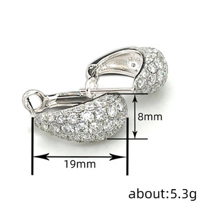 Sparkling Pave Style Ear <b>Cuff</b> for Women Fashion Ear Jewelry Daily Wear - Product Image 4