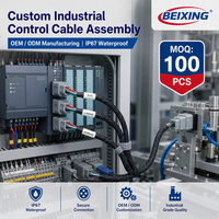 Kabel Harness Otomotif Kustom BeiXing, Perakitan Kabel Tembaga Murni, Konektor Adaptor, Mesin Industri Pertanian OEM