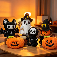 Mainan Boneka Plush Promosi Musim Halloween Khusus, Bahan Ramah Lingkungan dengan Uji Kepatuhan Sertifikasi En71 Cpc