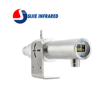 Sijie STRONG-GR-2514 Yüksek Hassasiyetli Kızılötesi Termometre 250~1400 ℃   Alüminyum ve Çinko gibi Parlak Metal Yüzeyler için