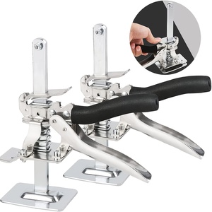 Alat Pengangkat Lengan Logam 2-Piece, Perangkat Hemat Tenaga untuk Pemasangan Ubin Dinding & Panel Pintu dengan Pengatur Ketinggian Multifungsi - Product Image 1