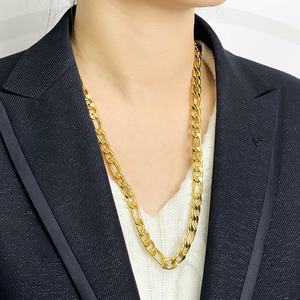 Chaîne cubaine tendance 2026 en acier inoxydable 18 carats NK3 – Collier Hip Hop – Chaîne de mode – Convient aux hommes et aux femmes - Product Image 2