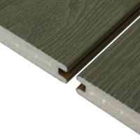 Nouvelle génération de revêtements de sol extérieurs Panneaux de terrasse en bois composite imperméable à l'eau 3D Grain de bois Matériau de sol en PVC