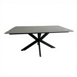 <span class=keywords><strong>Mesa</strong></span> de Comedor Rectangular Tradicional Ecológica de Hierro para 6 Personas, Muebles para Comedor - Product Image 4