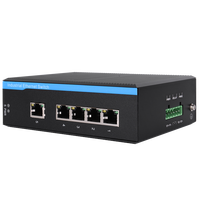 Convertisseur multimédia 5 ports, commutateur Ethernet industriel, convertisseur vidéo, câble USB auxiliaire, lecteur multimédia