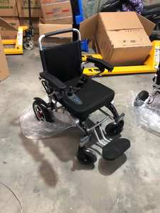 Silla de ruedas eléctrica de aleación de aluminio Silla de ruedas eléctrica portátil Silla de ruedas completa - Product Image 5