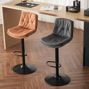 Taburetes modernos para sillas de bar, sillas de bar para el hogar, sillas de bar europeas, sillas altas de escritorio, sillas de bar de moda ajustables y <span class=keywords><strong>Rota</strong></span> - Product Image 3