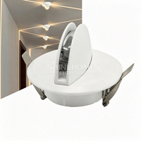 Lumière LED de fenêtre extérieure moderne en aluminium étanche IP65 intégrée 10 °   Lampe d'accentuation à faisceau étroit pour la façade des allées de bâtiment