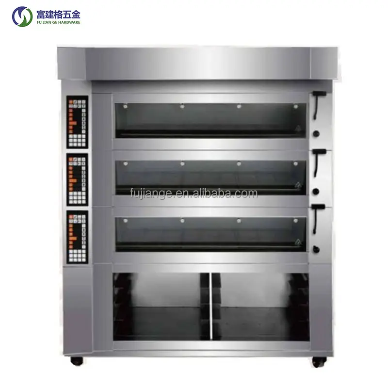 Kitchen 3 Deck Electric Pizza Oven Sourcing Supplier Baking Shop Machines Big Electric Oven Price Europe Style Bakery Oven