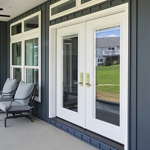 <span class=keywords><strong>Porte</strong></span> <span class=keywords><strong>d</strong></span>'<span class=keywords><strong>entrée</strong></span> battante triple vitrage Zonle French Store avec grilles en aluminium pour bureaux et maisons - Product Image 6
